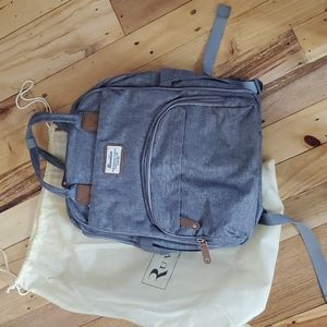 Diaper Bag Backpack, RUVALINO Grey